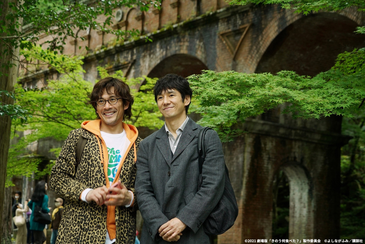 「筧史朗」和「矢吹賢二」在電影版當中一起到京都旅遊,宛如蜜月之旅呀!
