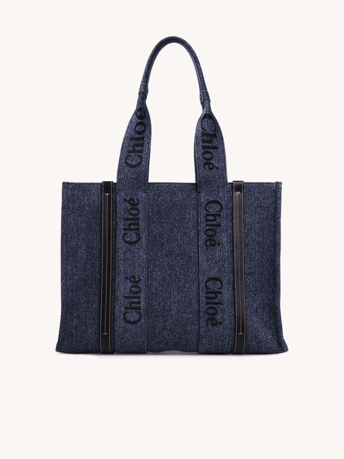 Chloé Woody丹寧中型托特包,NT$50,000