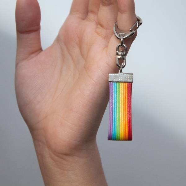 彩虹旗水滴吊飾