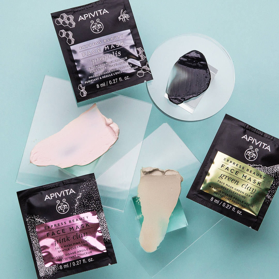 APIVITA 蜂膠& 綠瓷土&粉瓷土面膜