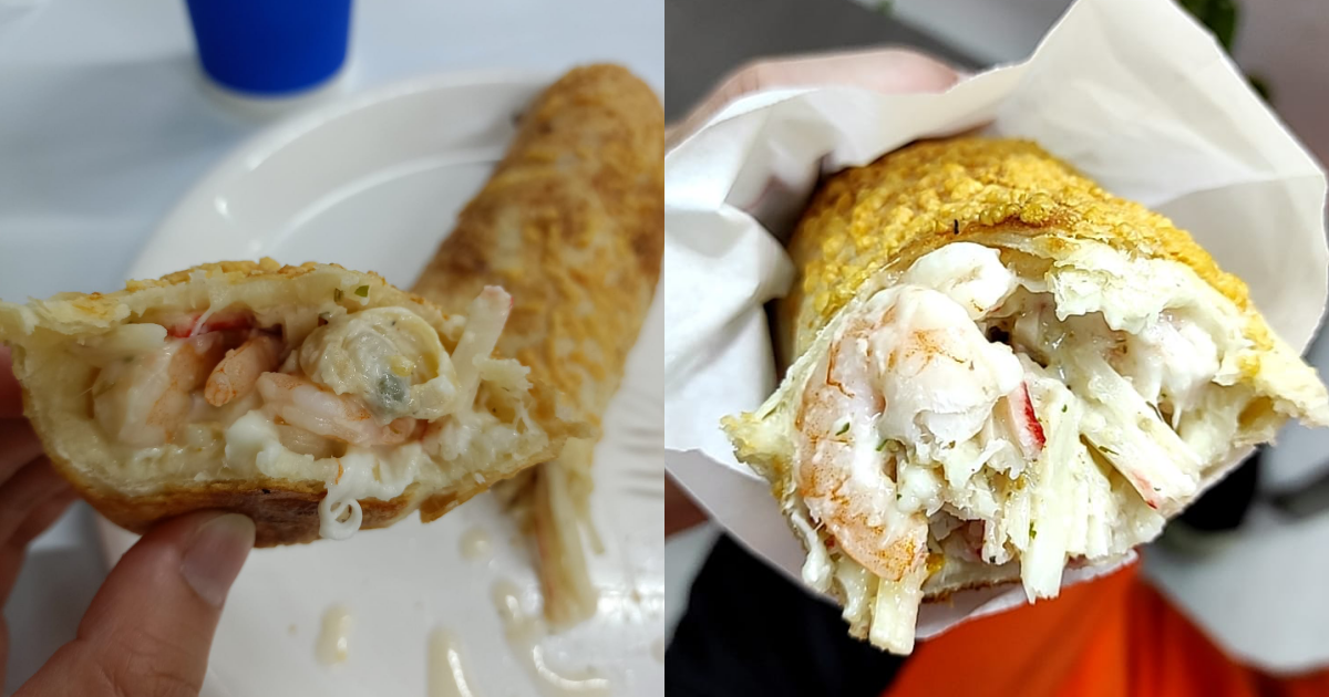 不過也有已經嚐過的網友表示海鮮捲跟「海鮮pizza」的味道很像