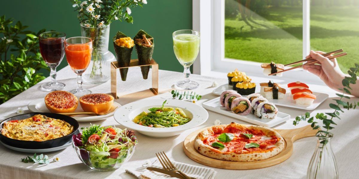 素食Buffet也可以吃得很豪華、很健康!