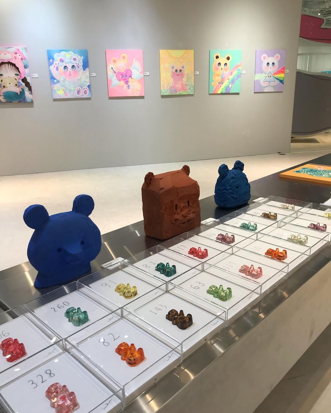 微風南山展覽《ʙ3ᴀʀs 》也有雕塑