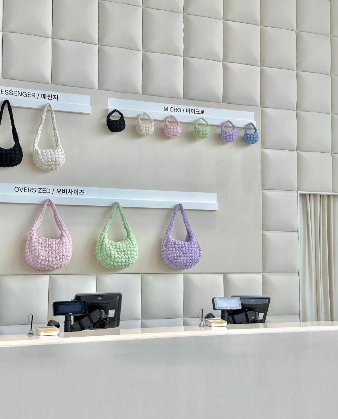 快閃店推出了多款顏色與尺寸選擇