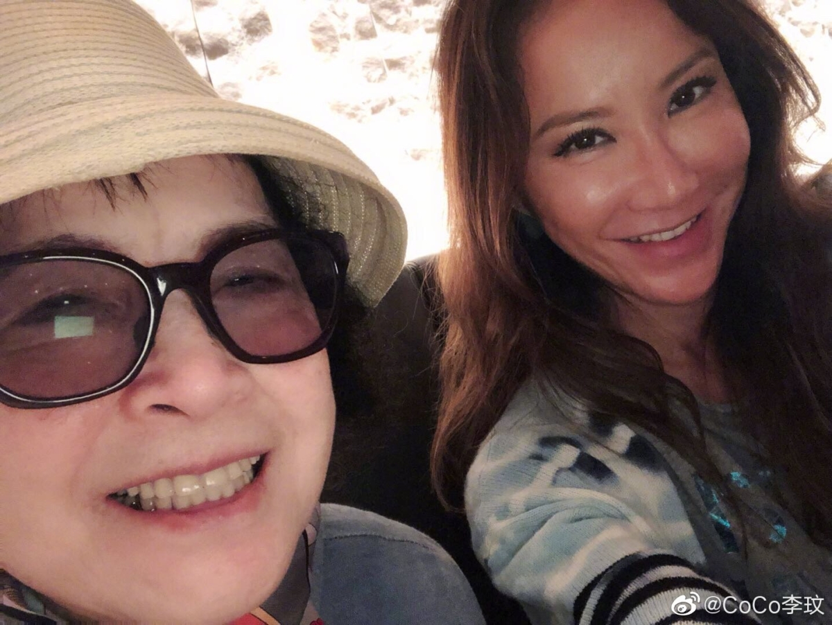 李玟與媽媽
