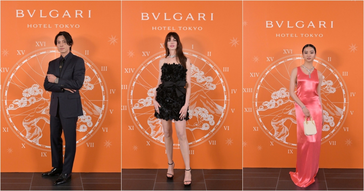 寶格麗全球品牌代言人安海瑟薇、品牌大使山下智久、木村光希