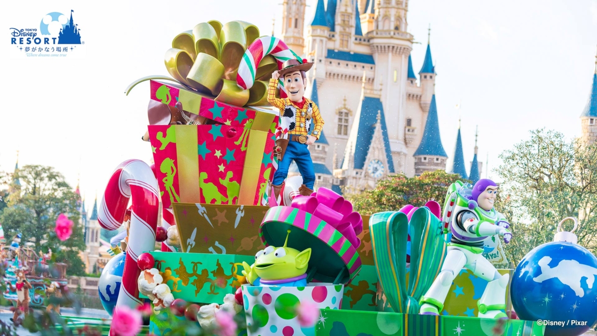 東京迪士尼分成海洋和陸地