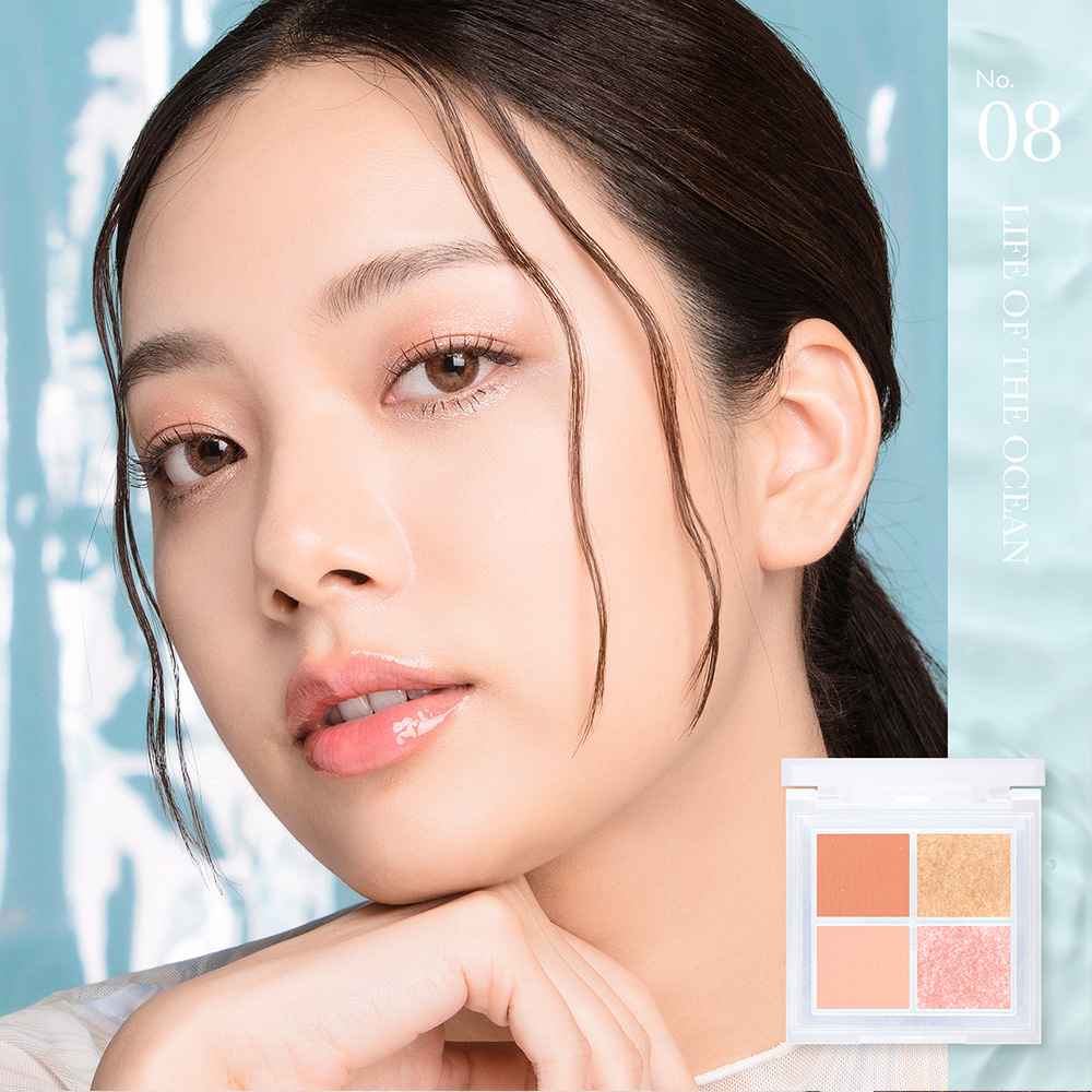 4U2訂製經典四色眼影盤NO.08 life of the OCEAN6g,NT$459