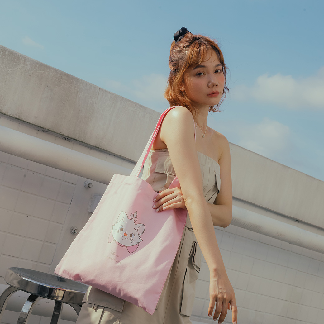 Grace Gift Disney collection撞色口袋帆布環保袋,NT$899