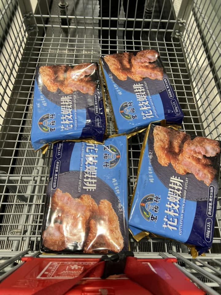 網友瘋搶「冷凍花枝蝦排」