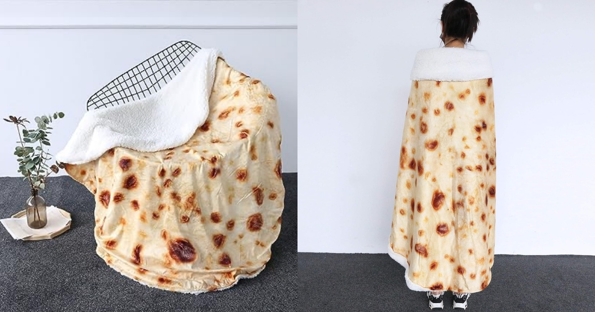 食物造型毯2：墨西哥捲餅毯