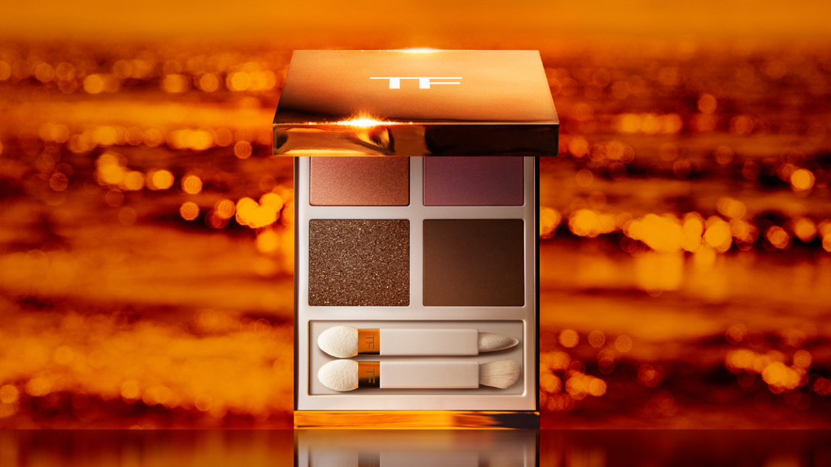 TOM FORD 澄金琥珀限定版 高級訂製四格眼盤