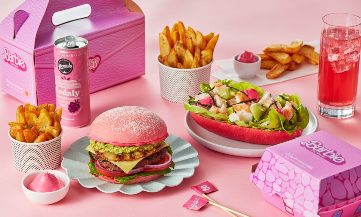 Grill'd推出的「Barbie Dreamburger」未免也太夢幻!