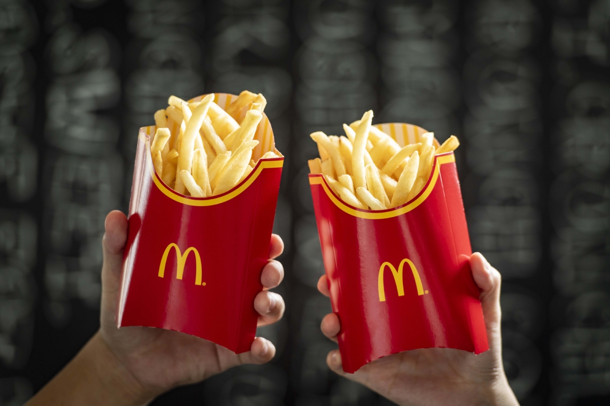 麥當勞大薯買一送一是許多粉絲的最愛！