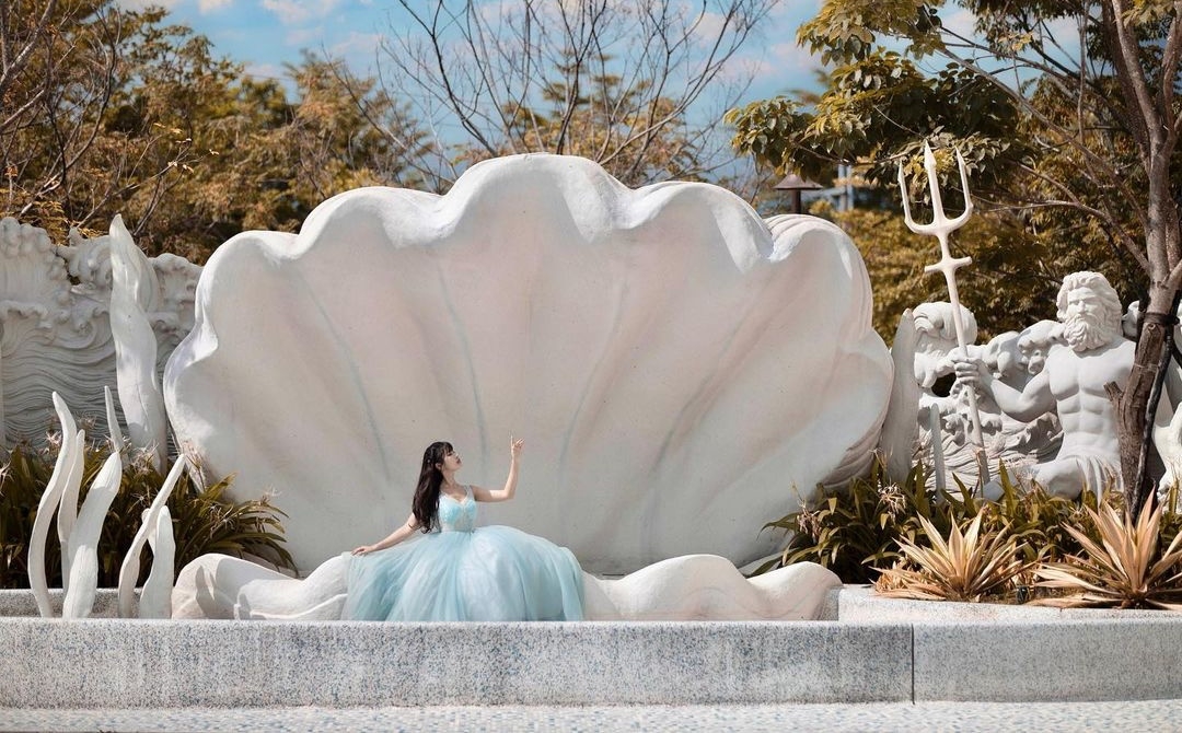 嘉義「蓋婭莊園」必打卡景點-愛情許願池
