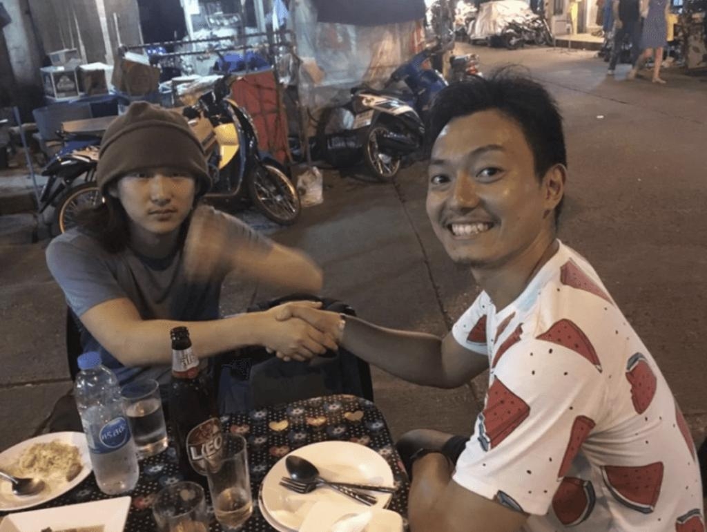 中島太一「被請客」方式