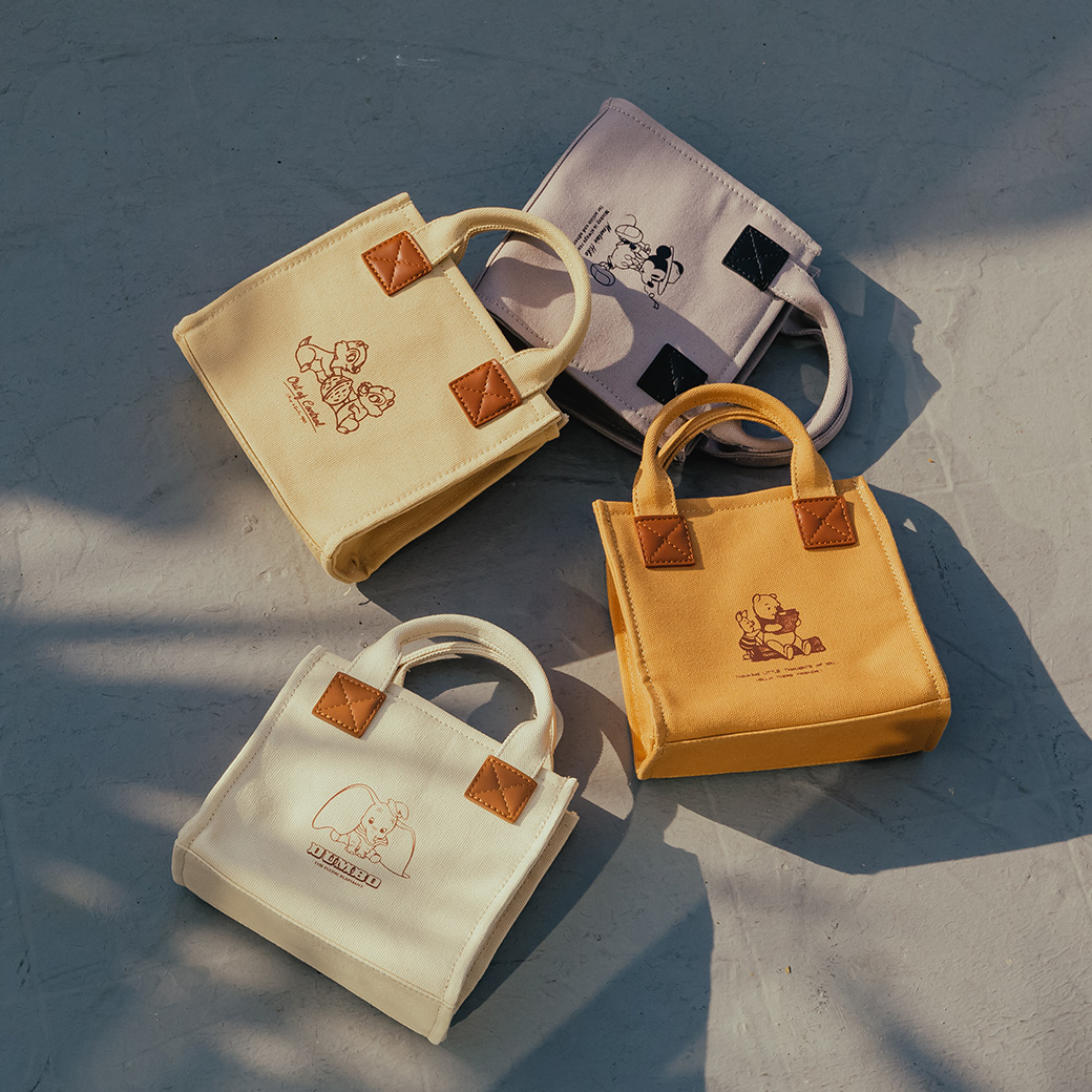 Grace Gift的Disney collection日常實用性、百搭、帆布環保質材為主軸