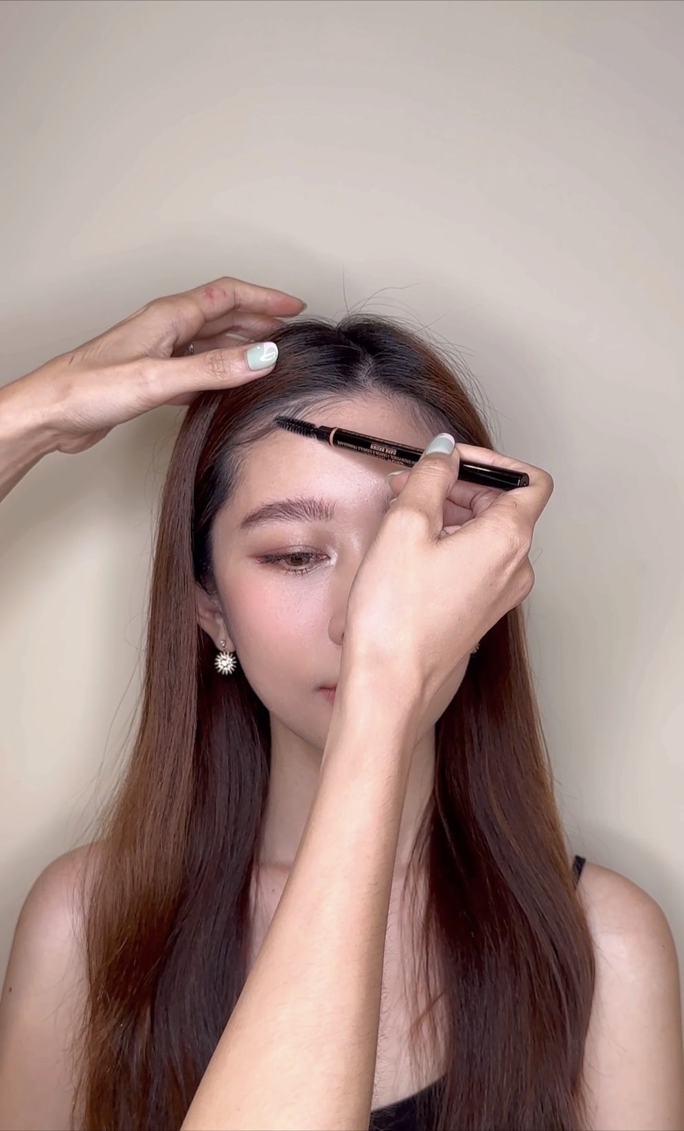 「眉膠」用法02：胎毛瀏海