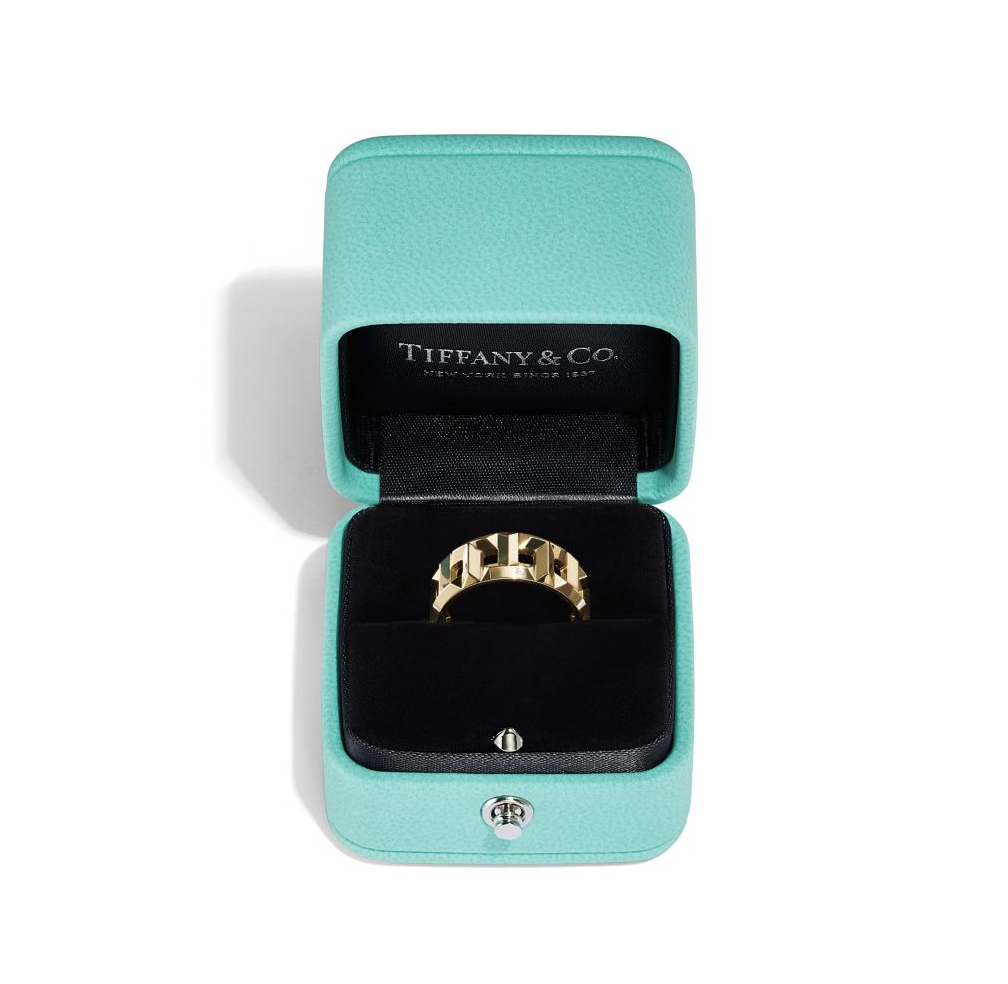 Tiffany T True 18K 金 8 毫米戒指