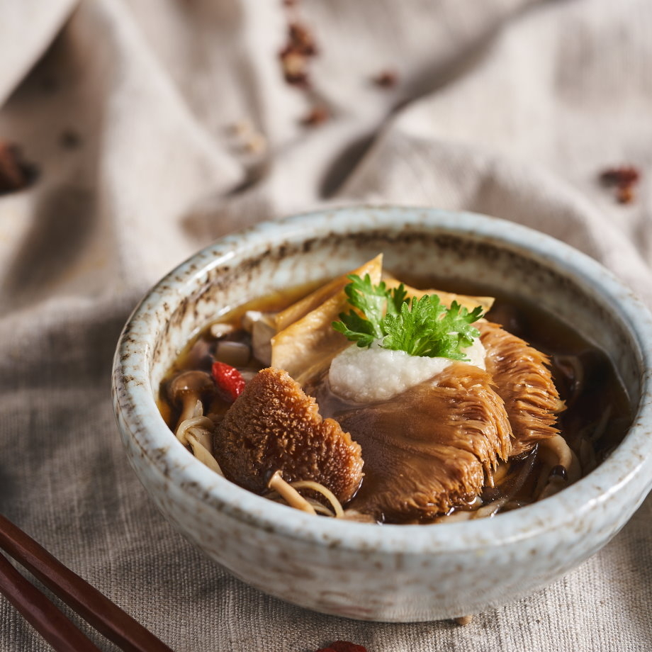 果然匯中鮮美猴頭菇料理受到許多饕客喜愛。