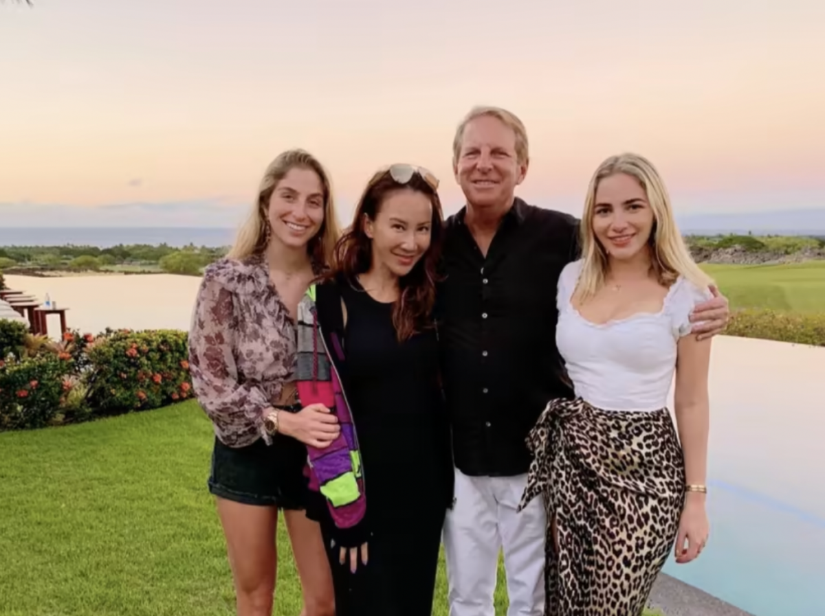 李玟、Bruce全家福