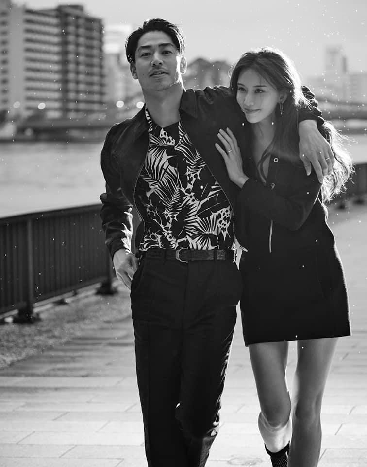 林志玲、Akira男帥女美，相當登對，兩人婚後Akira也升格為「國民姊夫」。