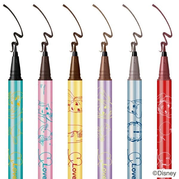 Love Liner × 迪士尼公主眼線筆(全六色),¥ 1,760(税込)