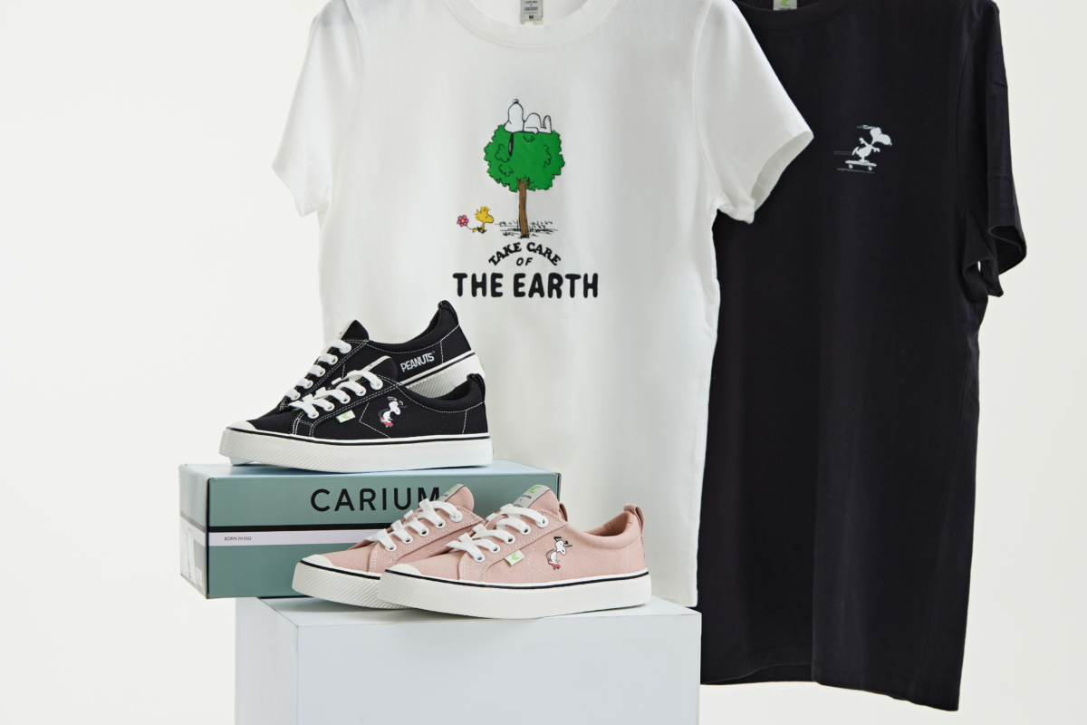 綠時尚環保選品店GETCHI全臺店櫃限量推出Cariuma與Peanuts聯名滑板鞋