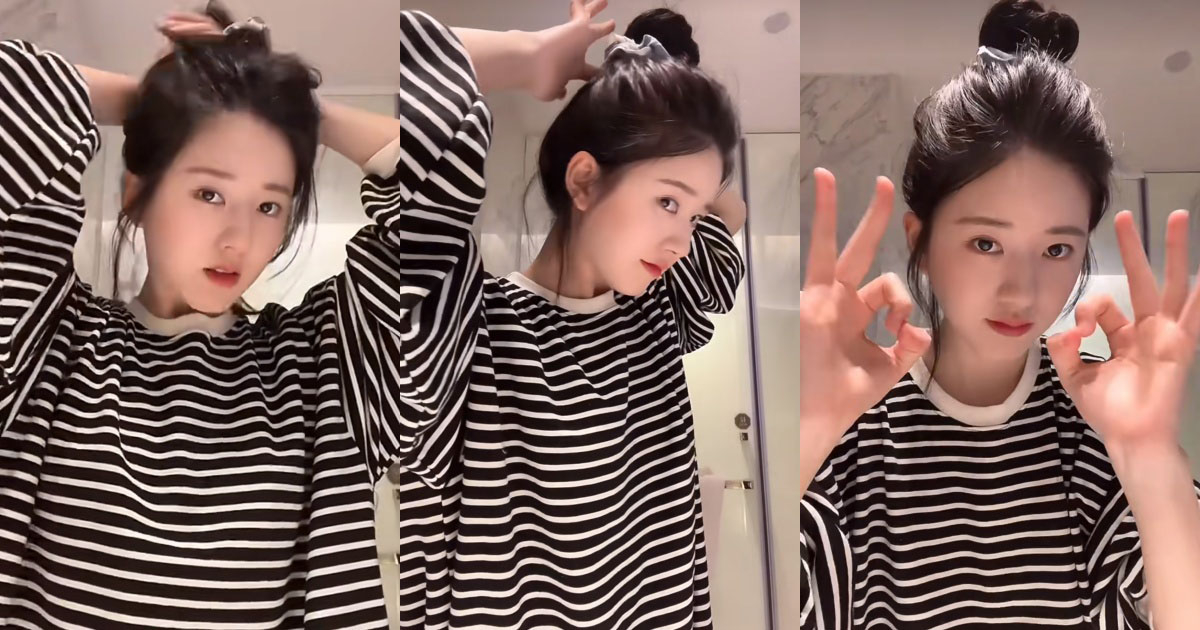 趙露思建議頭髮別綁太緊