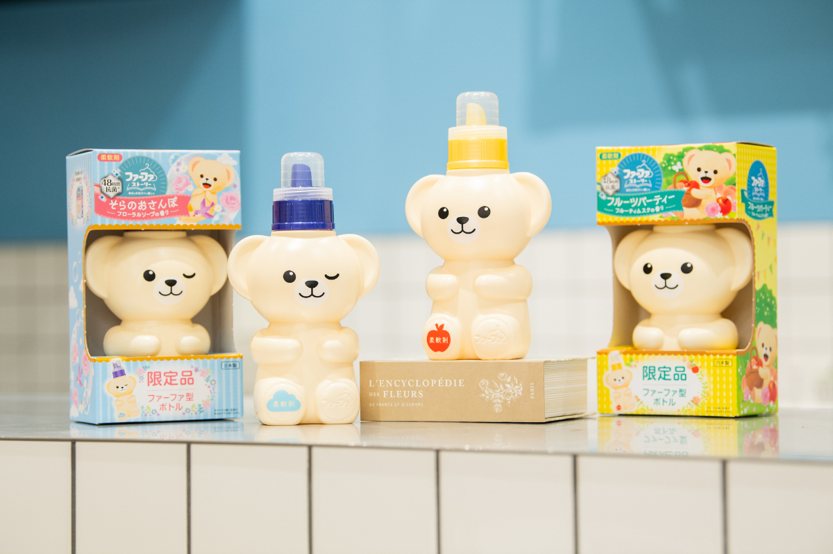 日本熊寶貝FaFa瓶洗衣精、柔軟精