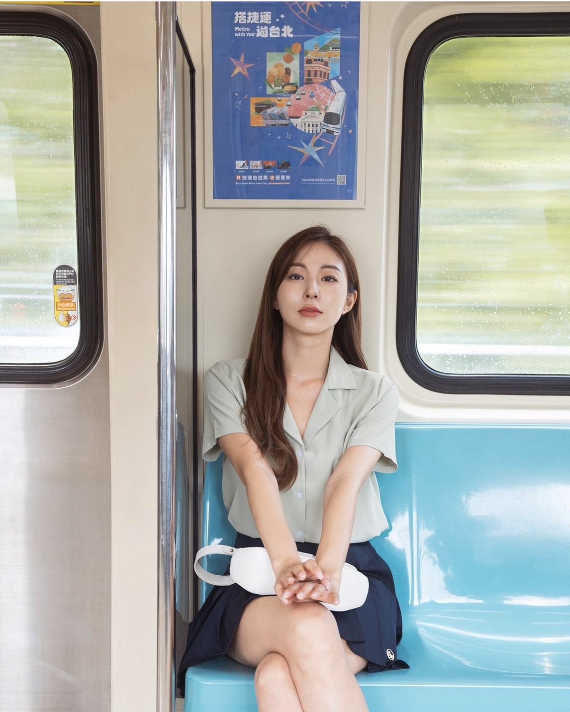 金寶拉搭乘台被捷運淡水線