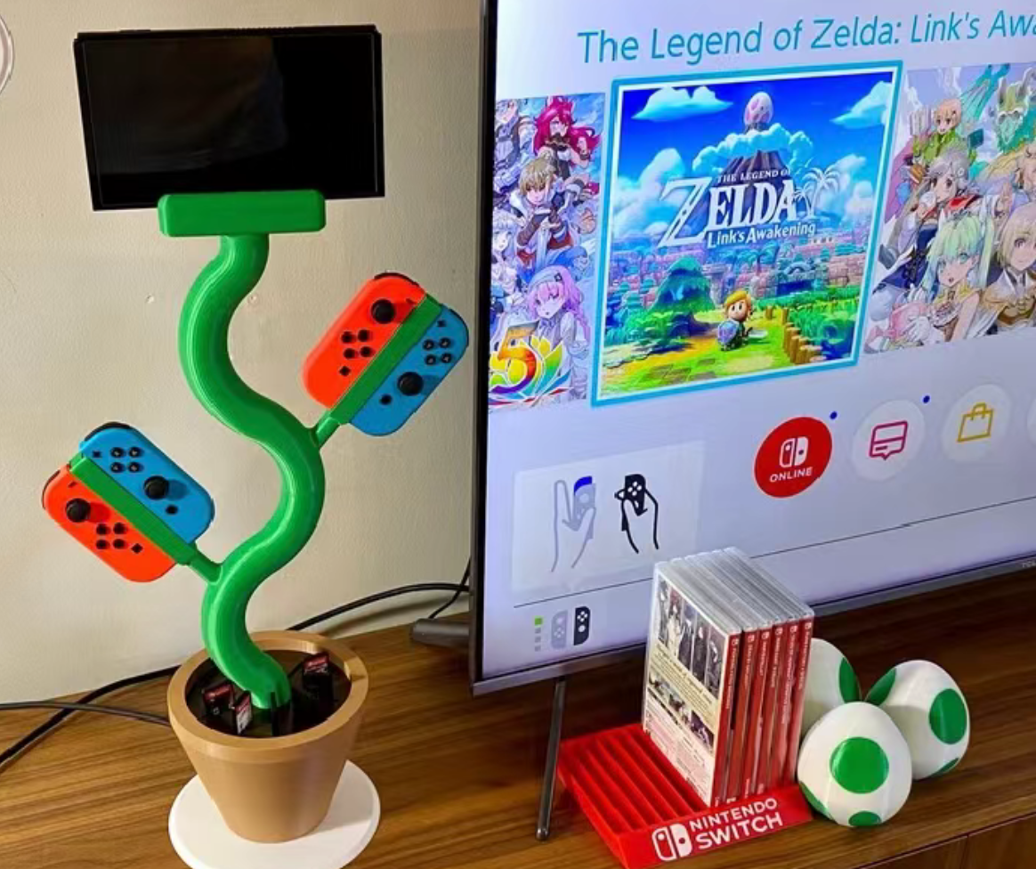 Switch「瑪利歐食人花收納架」