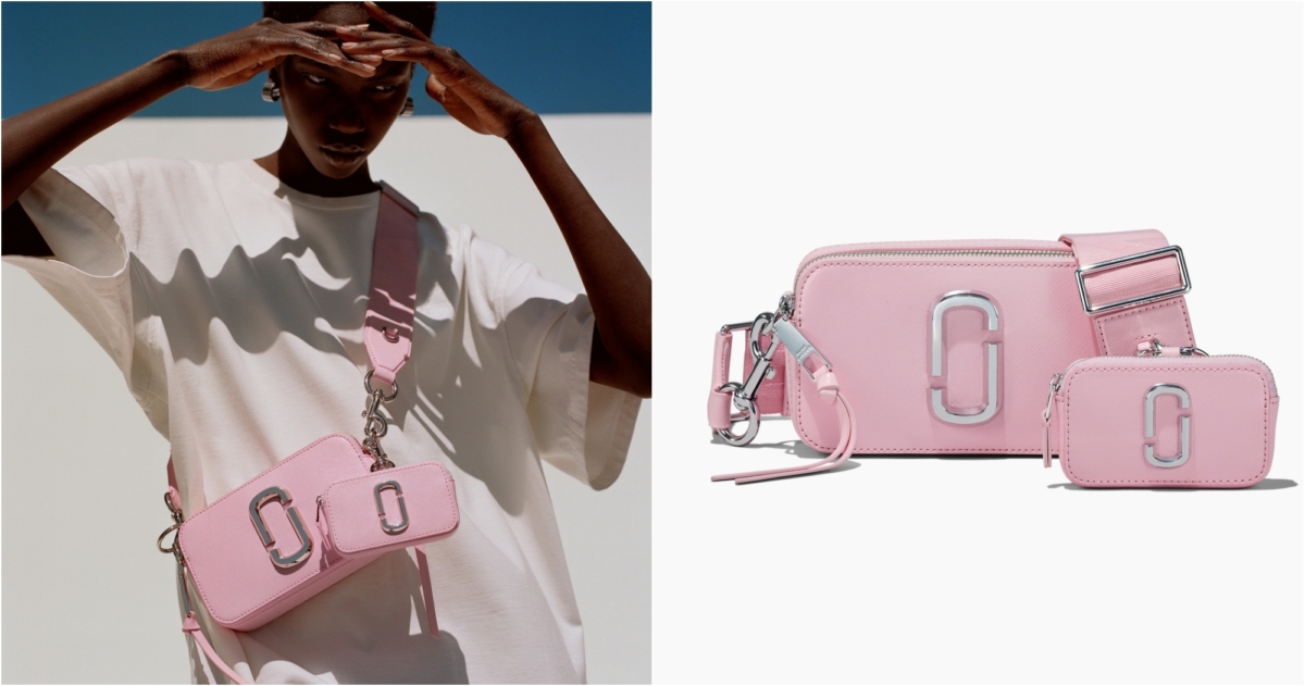 Marc Jacobs 荷花粉The Snapshot相機包(附小相機包),NT$19.900