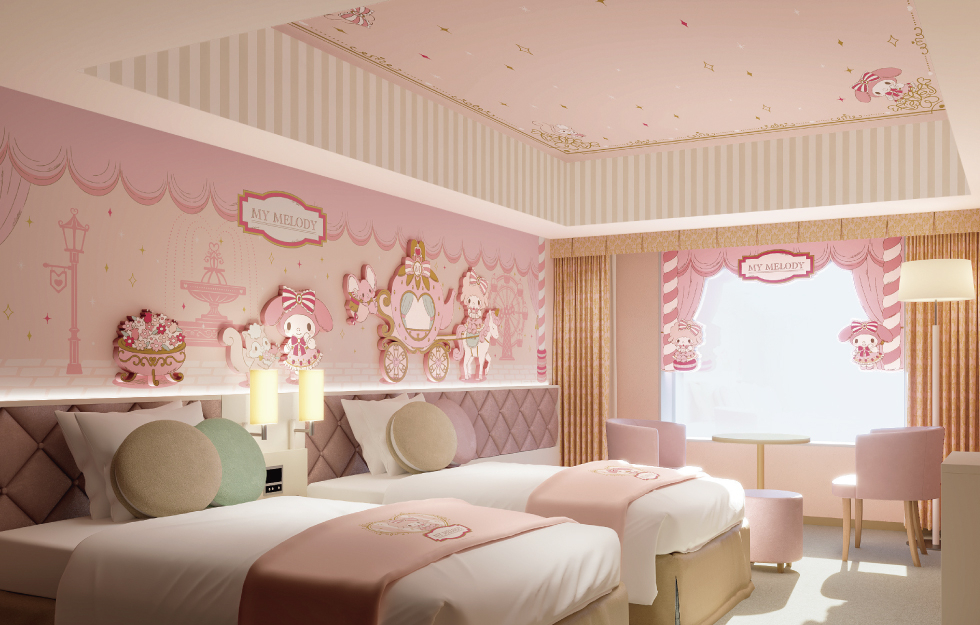 東京巨蛋飯店「美樂蒂房型」