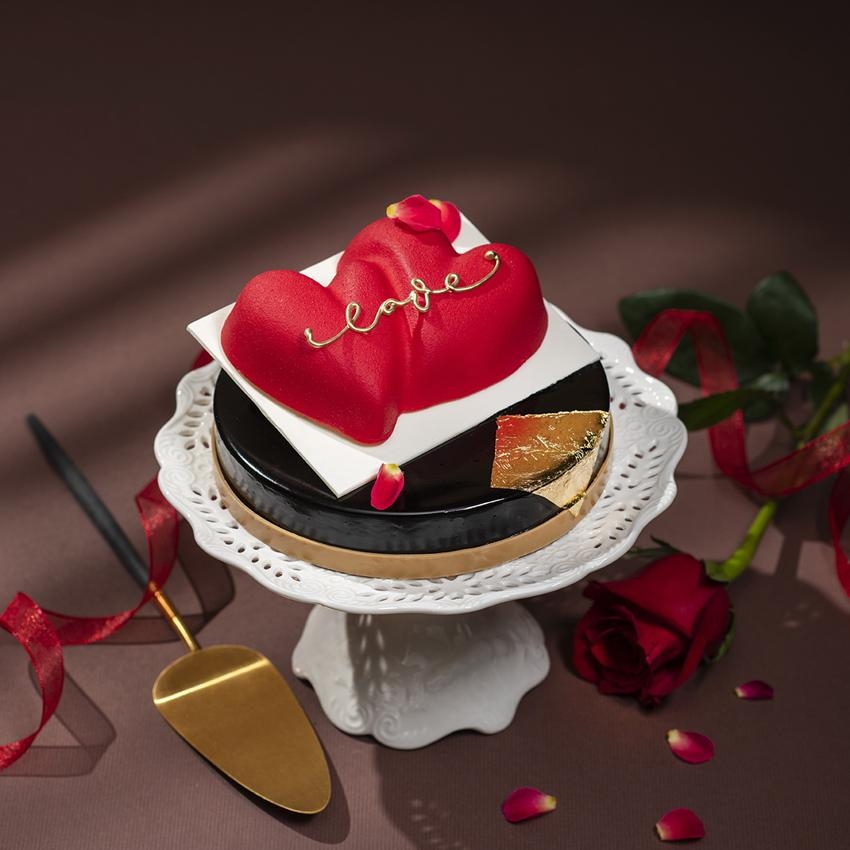 「榛心醇情」雙心造型才能表達對另一半的強烈愛意。