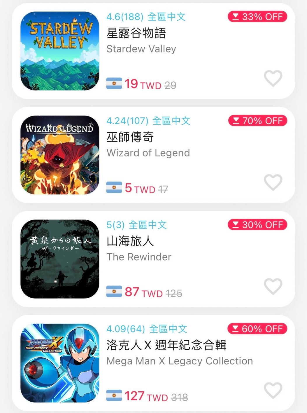 阿根廷匯率大崩盤！14款Switch遊戲破盤價推薦，最便宜只要17元
