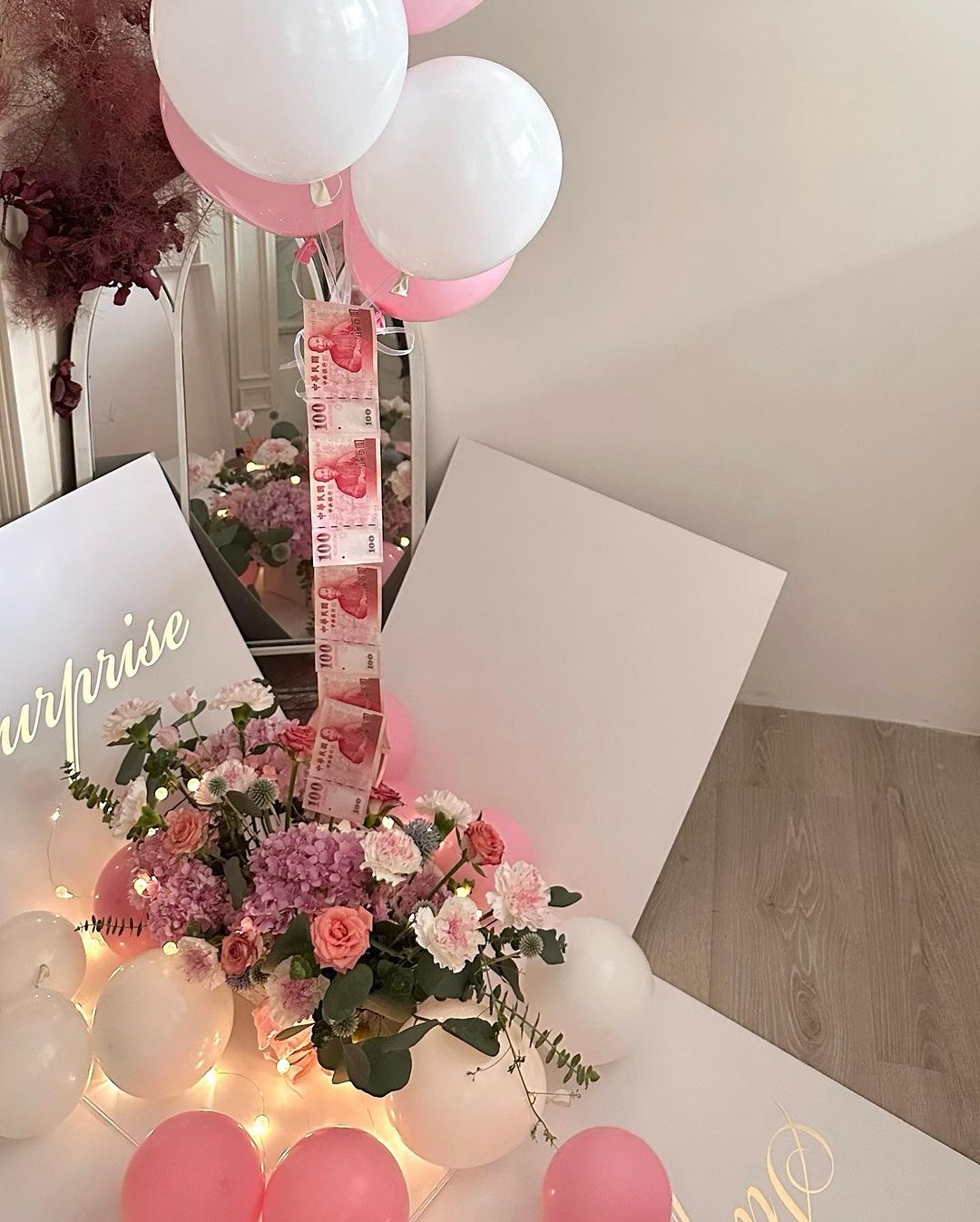 鈔票花束禮盒