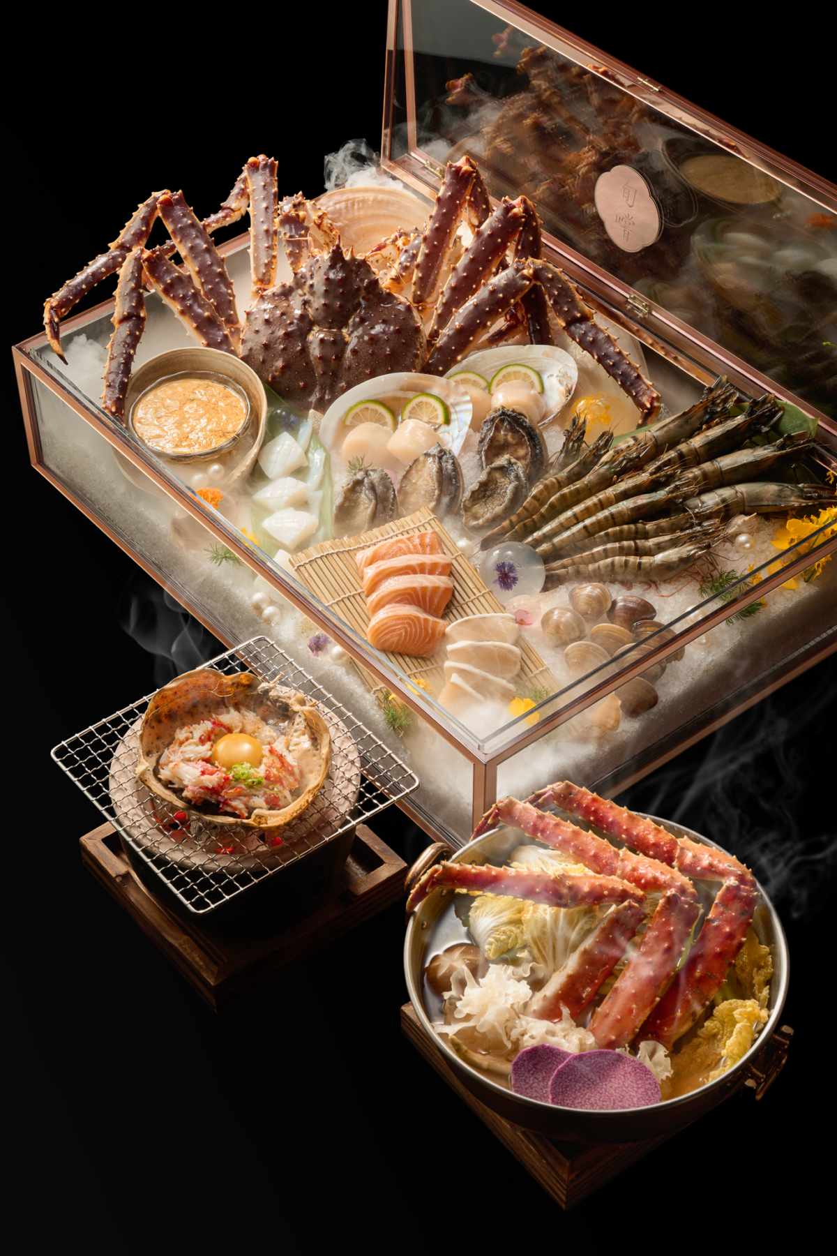 「旬嚐」現流海鮮一字排開相當豪華