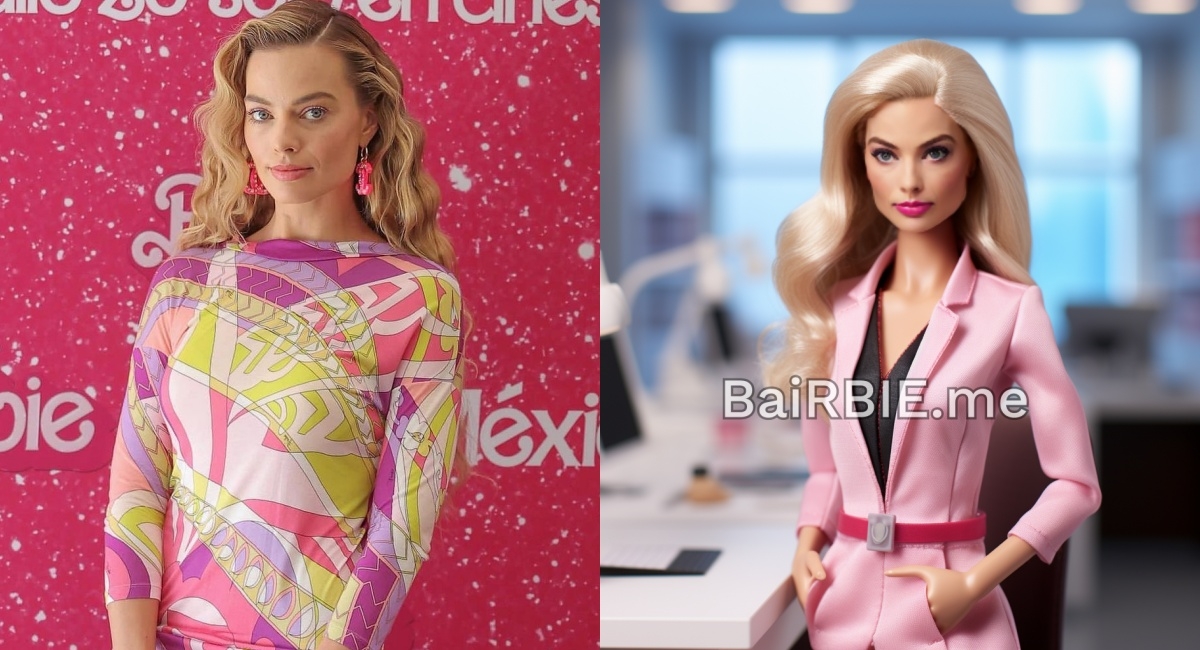 瑪格・羅比本人就很像芭比娃娃了