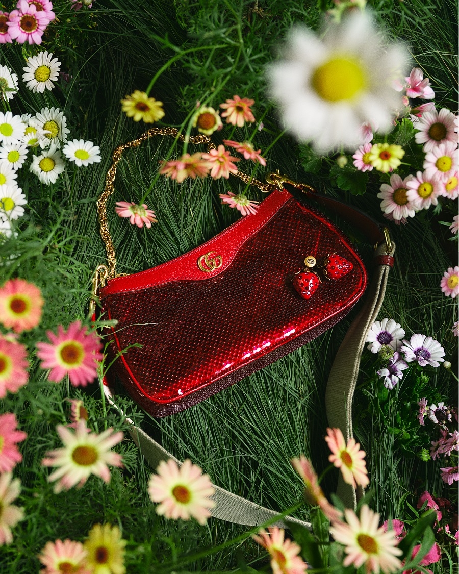 GUCCI 七夕情人節系列OPHIDIA小型亮片包 ,NT$79,900