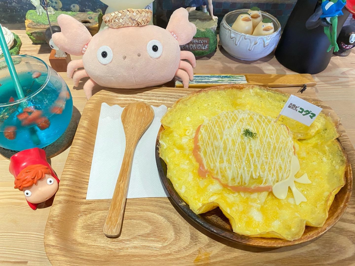 龍貓中梅的帽子,這道料理是店內人氣NO.1