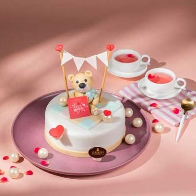 「戀愛熊仔」天真無邪，就像沉浸在戀愛當中的人兒。