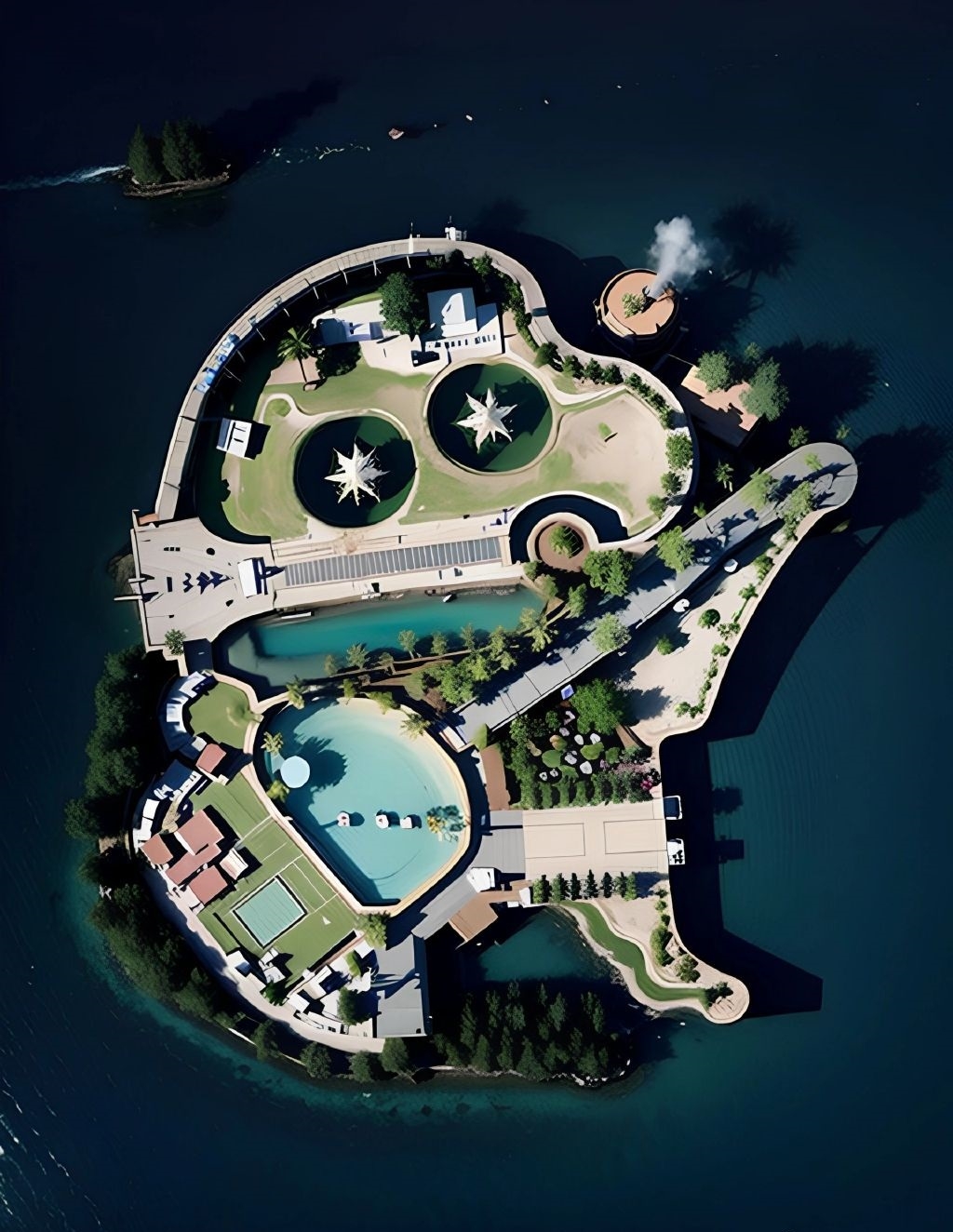 AI創造蠟筆小新可愛島嶼