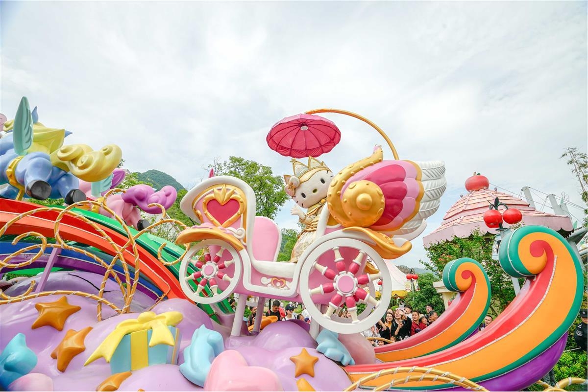 中國浙江省安吉縣的「凱蒂貓家園」