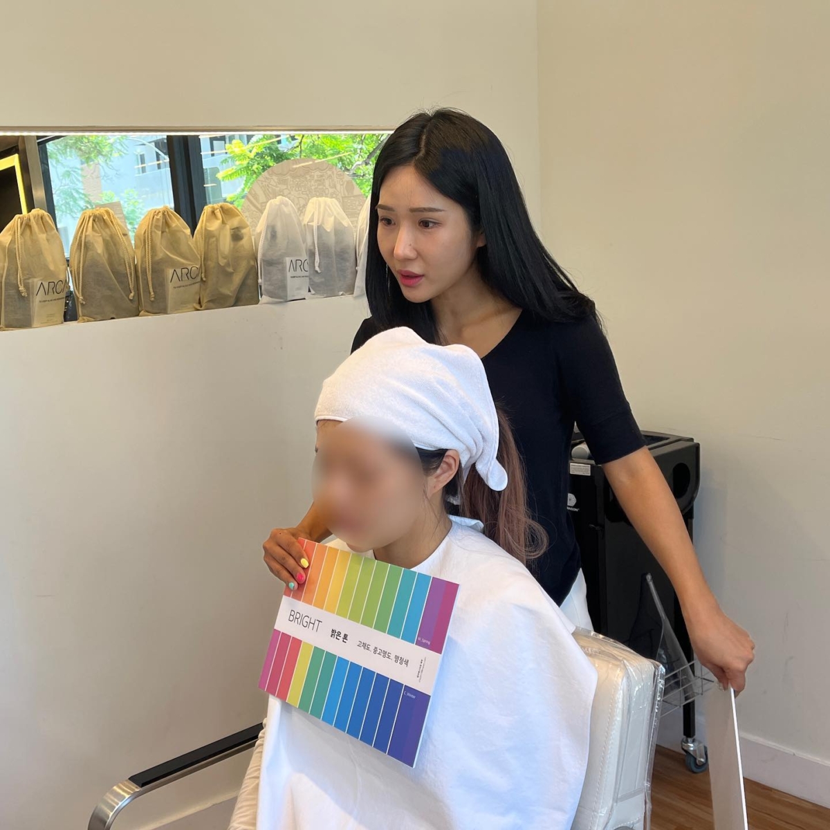 韓國變美體驗3.個人色彩鑑定