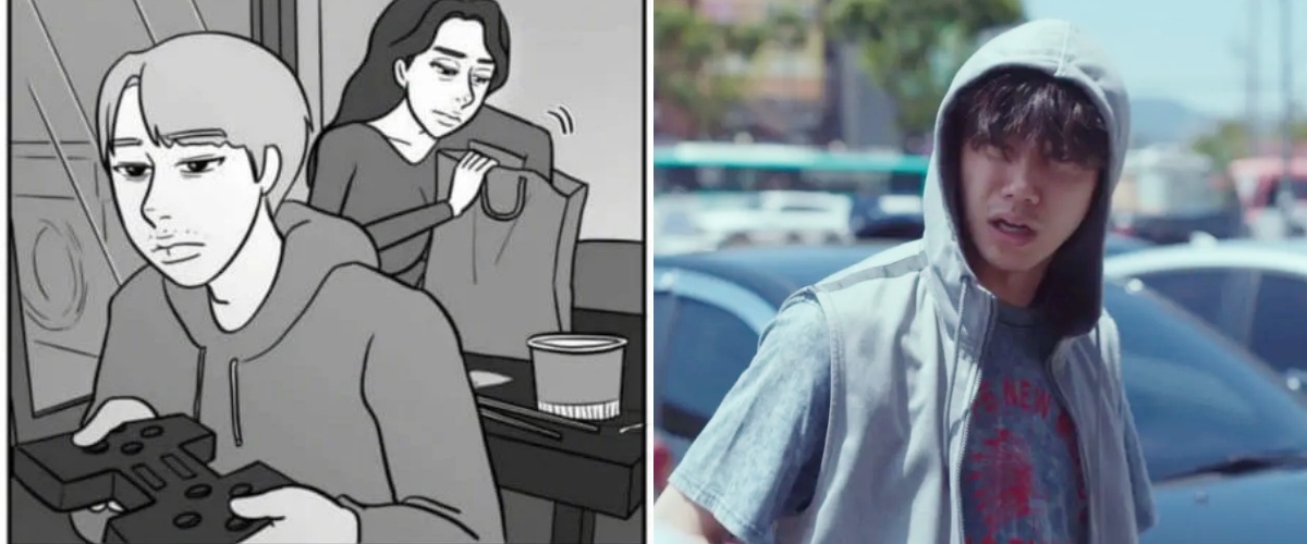 李濬榮飾演「崔步勇」金貌美的閨蜜金春愛(韓材利 飾)的高中同學