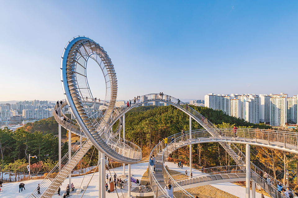 韓國浦項景點SPACE WALK白天夜晚拍都漂亮
