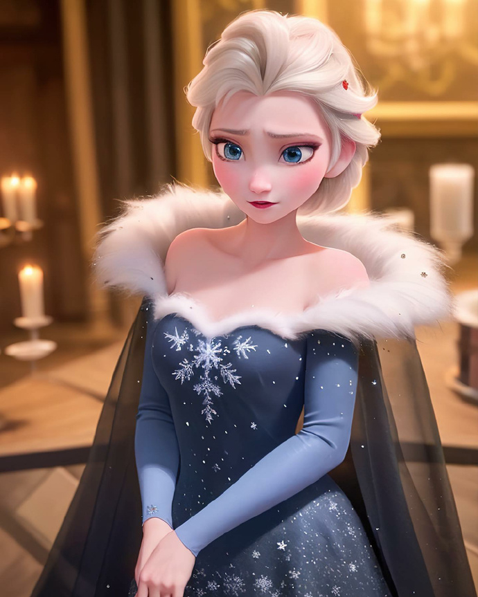 《冰雪奇緣》艾莎女王造型一直備受矚目
