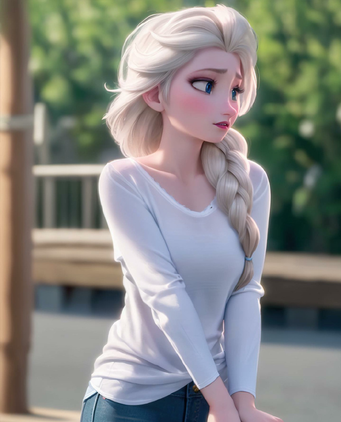 當《冰雪奇緣》艾莎女王來到現實生活