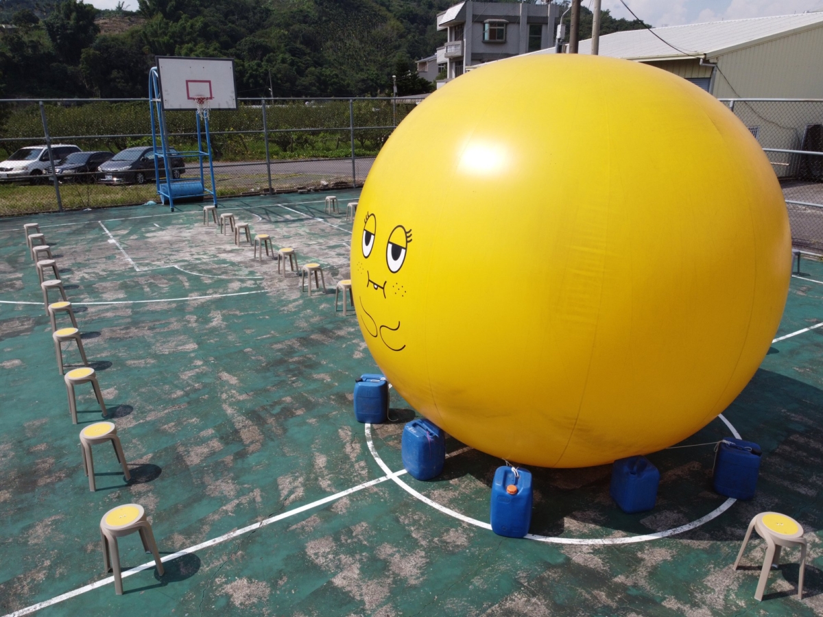 前年因為疫情關係,台中東勢梨之鄉就推出「社交巨梨」展覽